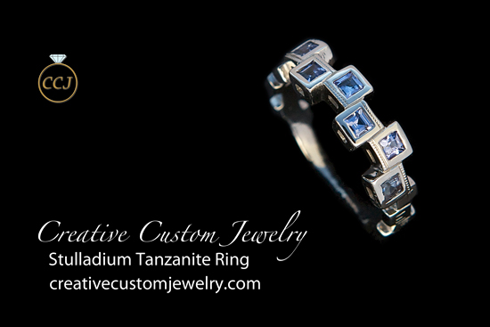 Tanzanite Stulladium ring