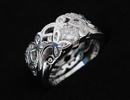 14 kt White Gold Wedding Set Diamond Ring